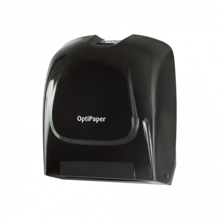 PR07 DISPENSER PAPEL TOALHA INTERFOLHA PRETO OPTIPAPER