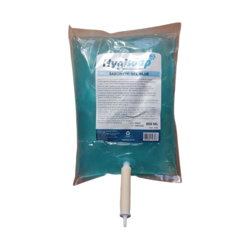 2152 SABONETE GEL BLUE ULTRA REFIL HYGISOAP 800ML CX C/3 HYGISOAP